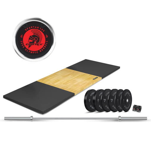 CORTEX 50mm Weightlifting Platform with Dual Density Mats 1M Set (1m x 3m) - FitnessProducts Plus