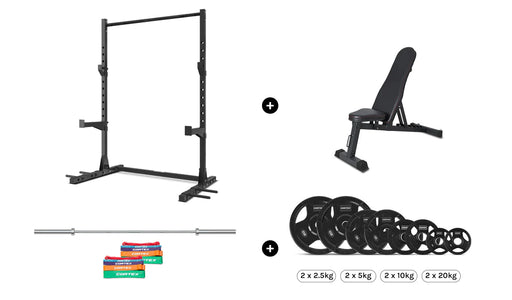 CORTEX 95kg SR-3 Squat Rack Home Gym Package - FitnessProducts Plus