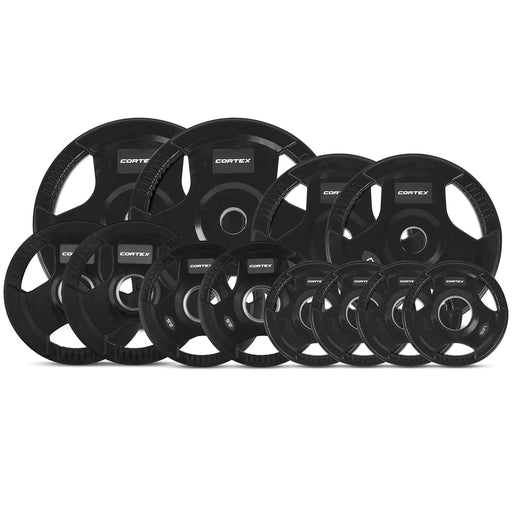 CORTEX Tri-Grip 50mm Olympic Plate Set - FitnessProducts Plus