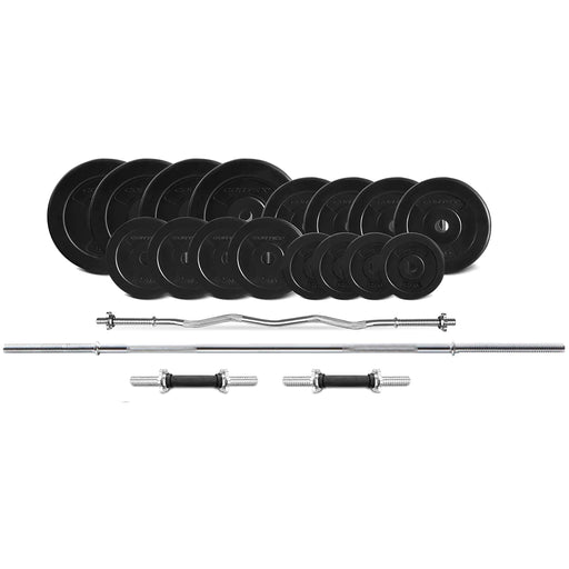 CORTEX 90kg EnduraCast Barbell Weight Set - FitnessProducts Plus