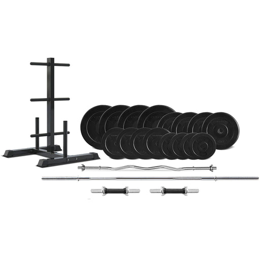 CORTEX 90kg EnduraCast Barbell Weight Set - FitnessProducts Plus